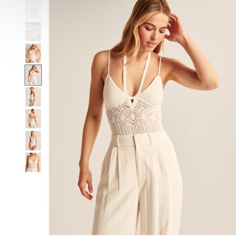 Abercrombie & Fitch Crochet Bodysuit